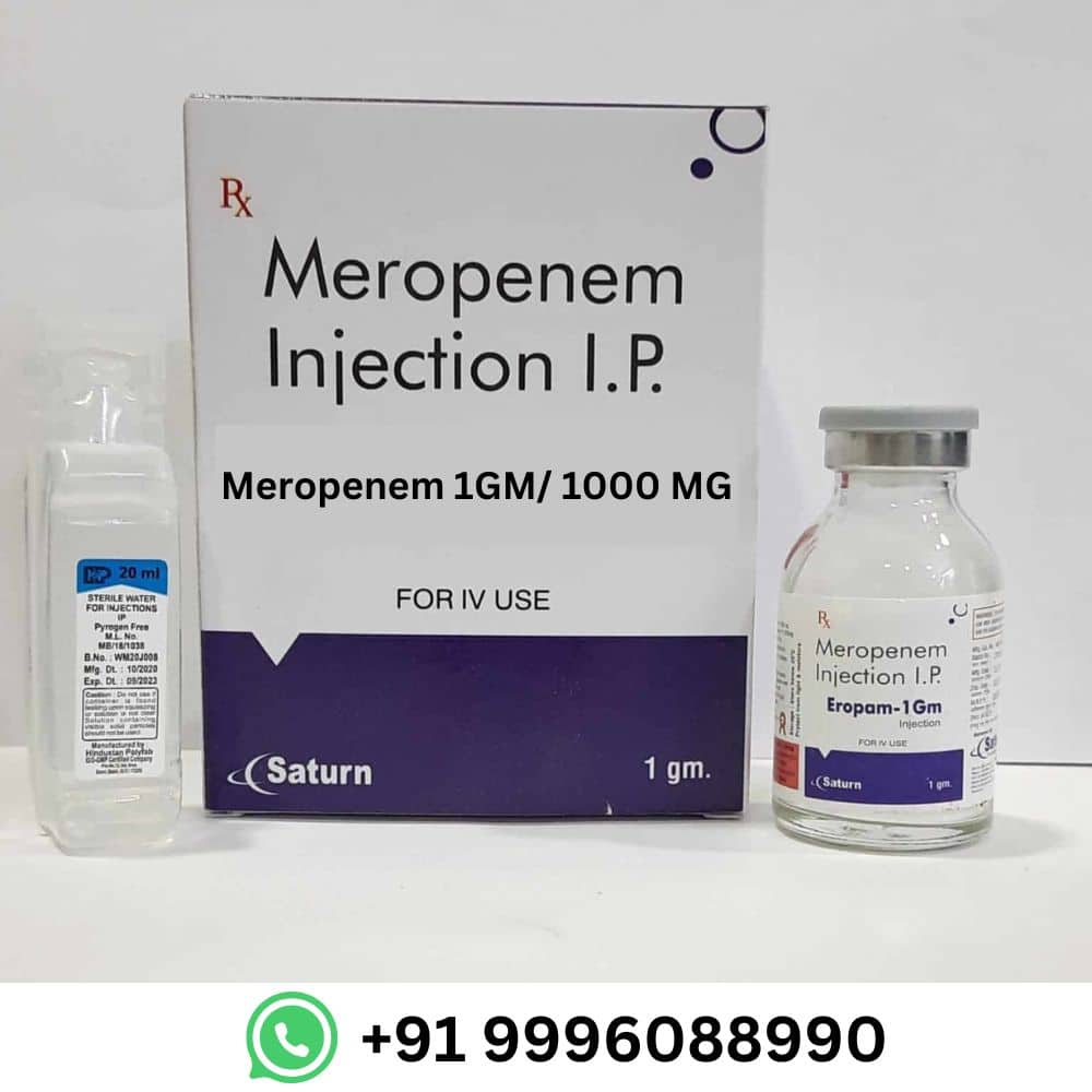 meropenem 1gm injection manufacturer in india