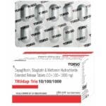 Dapagliflozin, Sitagliptin and Metformin Hydrochloride Tablet (Extended Release)
