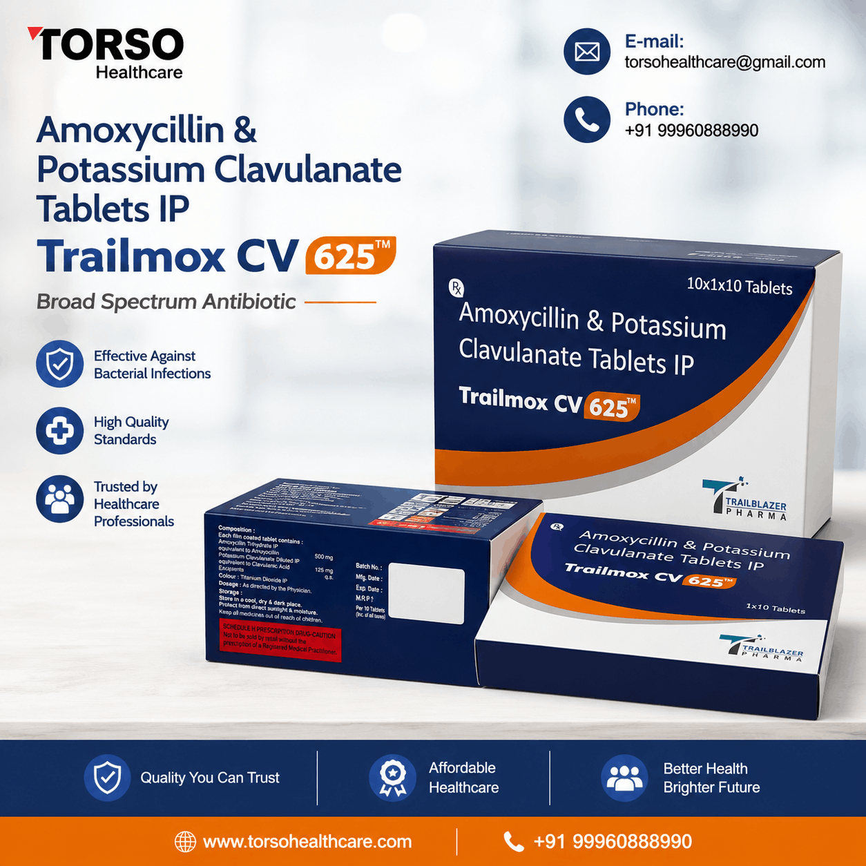 Amoxyclav 625 Tablet (Amoxycilline and Potassium Clavulanate)