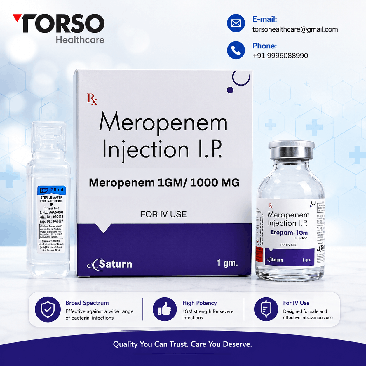 Meropenem 1 gm Injection