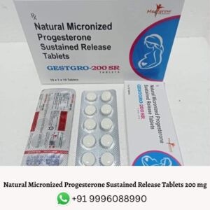 Natural Micronized Progesterone Sustained Release Tablets 200 mg