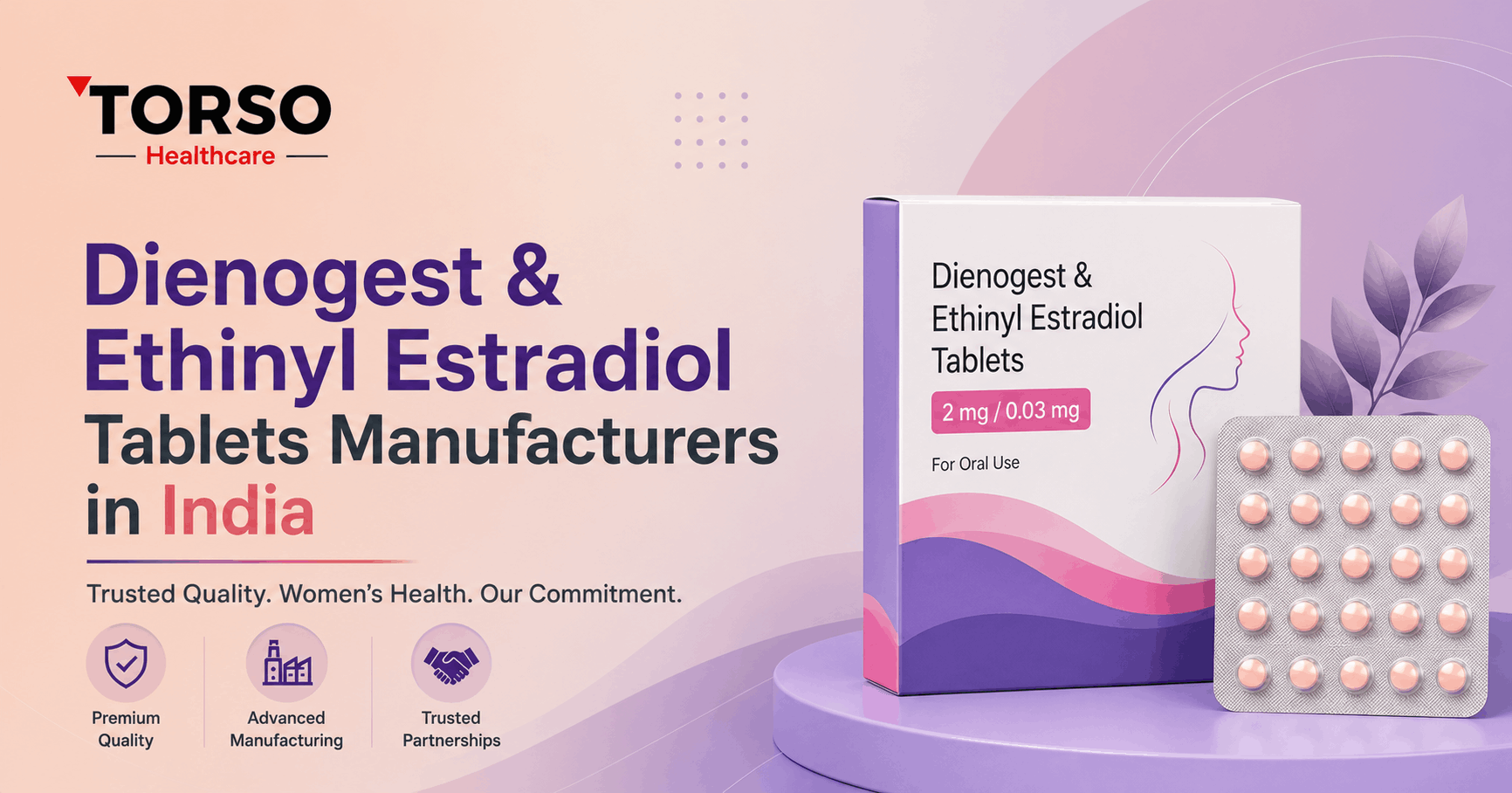 dienogest and ethinyl estradiol tablets manufacturers in india