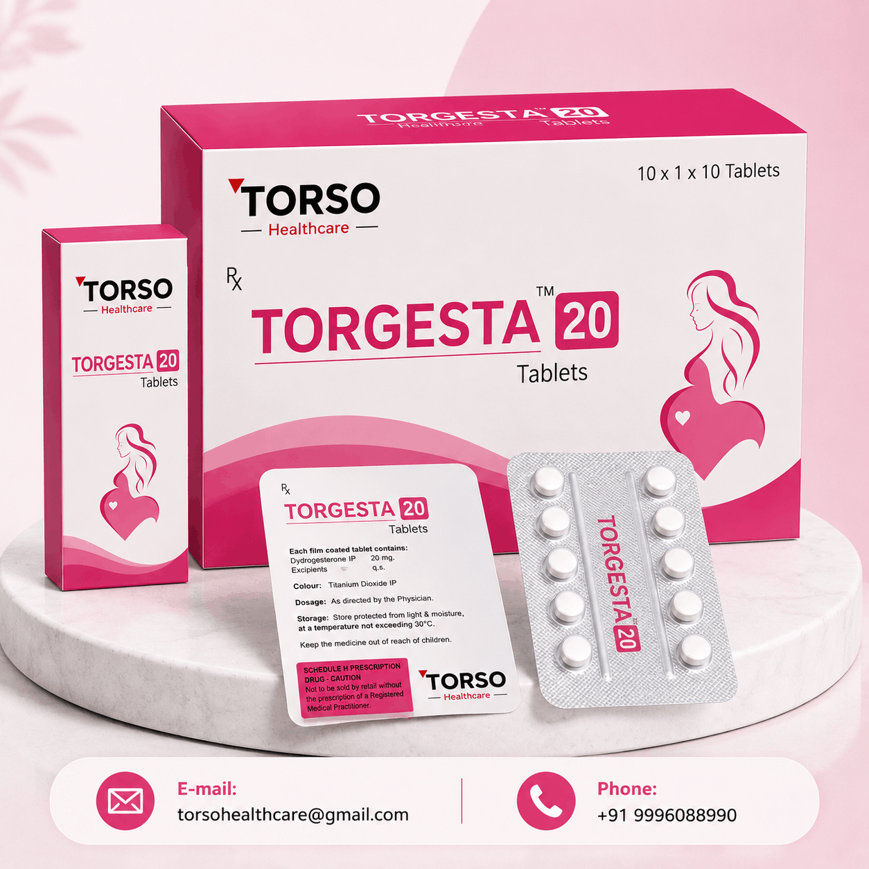 Dydrogesterone 20 mg Tablet