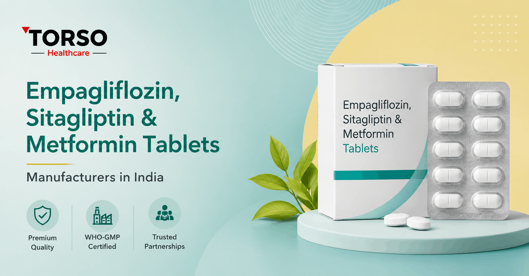 Empagliflozin Sitagliptin Metformin Tablets Manufacturers in India